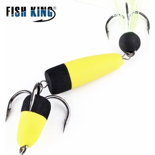 FISH KING Mandula Hot Sale Fishing Lure 28colors Soft Lures Foam Bait Swimbait Bass Pike Lure Insect Artificial Baits Pesca
