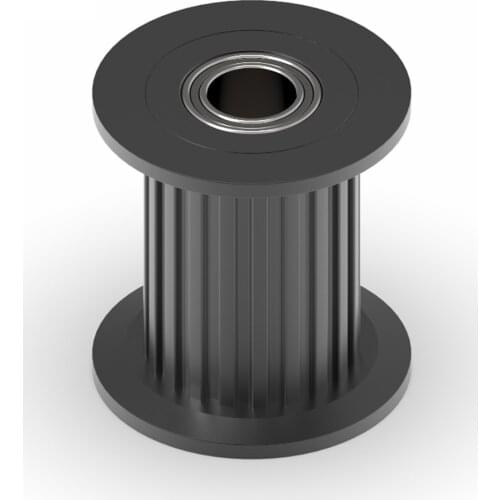 GT2 2GT 20 Teeth Synchronous Timing Wheel Idler Pulley, Bore 3/4/5/6mm, With Bearing For 6/10mm Belt