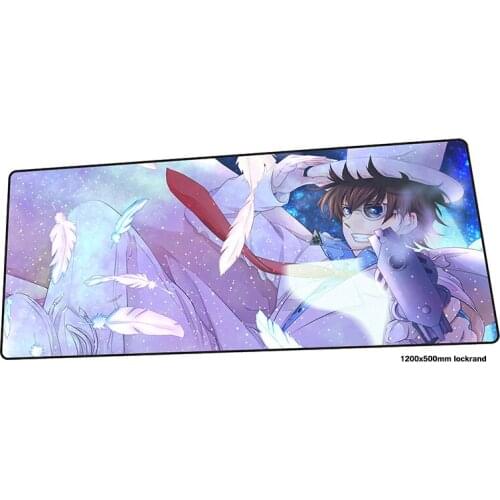 Detective Conan mouse pad gamer gel 120x50cm notbook mouse mat gaming mousepad large Customized pad mouse PC desk padmouse