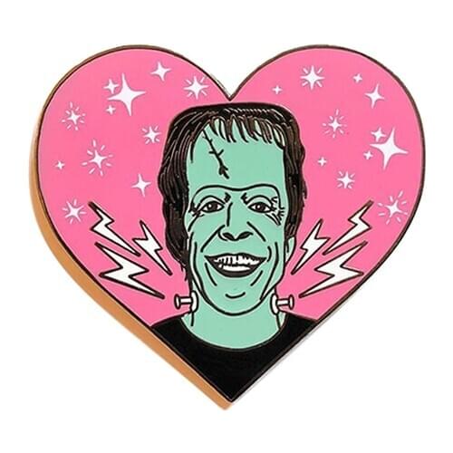 Yikes! A Frankenstein Lapel Pin Badge