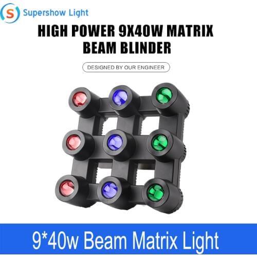 New Design 9x40w RGBW Beam High Power DMX LED Matrix Light for Background Dj Equipment