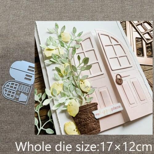 New Design Craft Metal stencil mold Cutting Dies Flowerpot door decoration scrapbook die cuts Album Paper Card Craft Embossing