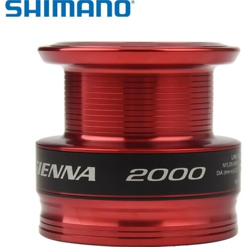 Original SHIMANO SIENNA 500 2000 C3000 4000 Spare Aluminium Spool Suit for Spinning Fishing Saltwater Reel