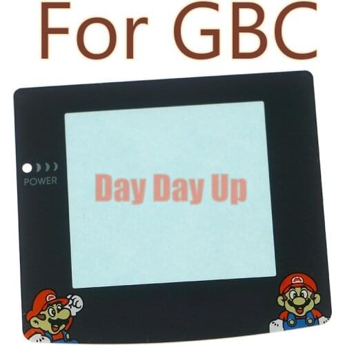 1pc/lot For Nintend GBC Cartoon Pattens Plastic Lens Protector For GameBoy Color screen plastic mirror panel game console