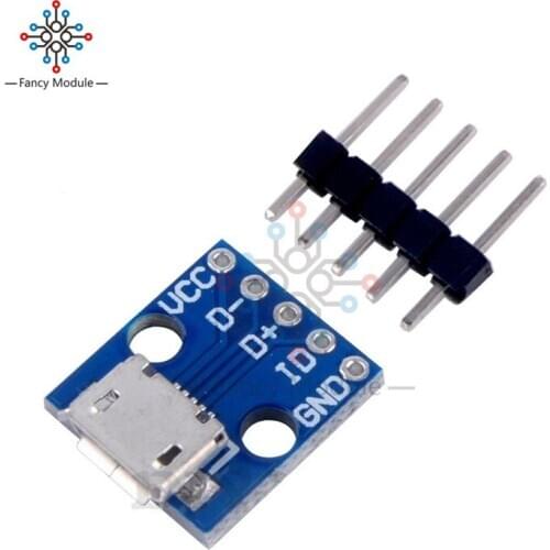 5PCS Micro USB Interface Power Switch Interface Bread Board 5V Power Supply Module Exploitation Board
