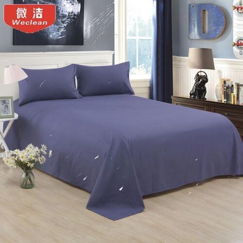 Pure color polyester cotton increase sheets Bedcover cubrecama, bedspread bedclothes, hotel home 1.2/1.5/1.8/2 meters