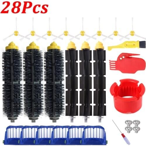 Brush Filter for iRobot Roomba 600 610 620 625 630 650 660 680 690 Series Robot Vacuum Cleaner Accessories Spare Parts