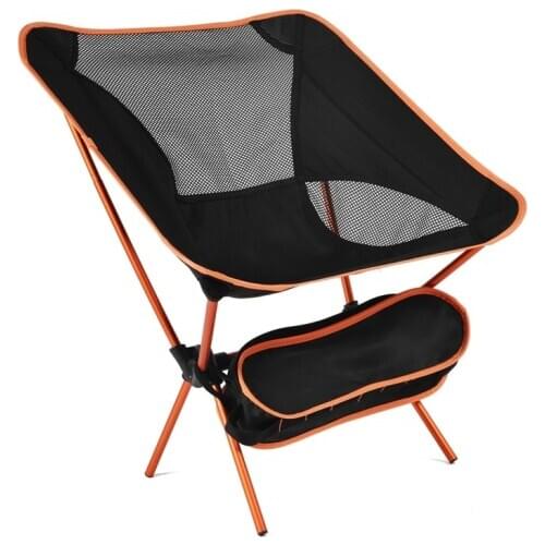 Travel Ultralight Folding Chairs Superhard High Load Outdoor Camping Fishing Backrest Chair Portable Beach Hiking Picnic Chair