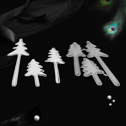 Three tree carbon steel cutting die for DIY Scrapbooking Album Embossing Paper Cards Making Decorative Crafts Die Cuts