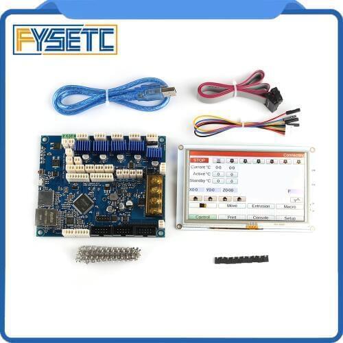 Clone Duet 2 Maestro Advanced 32 Bit Electronics With 7'' 7 inch PanelDue 7i Integrated Colour Touch Screen Controllers