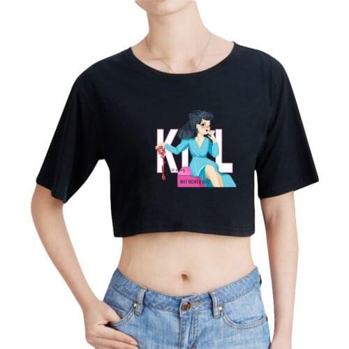 Why Women Kill Fashion Printed Women Summer Harajuku Short Sleeve T-shirts Hot Sale Girls Casual Streetwear T shirts