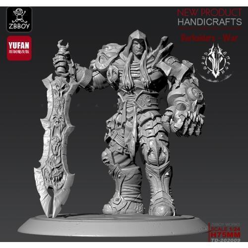 1/24 Resin Kits Figure Dark blood, resin soldier self-assembled TD-202009