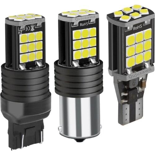 1PC 1156 BA15s P21W 1157 BAY15D P21/5W T20 W21W 7440 W21/5W 7443 T15 W16W LED Car Brake Lamp Turn Signal Bulb Auto Reverse Light