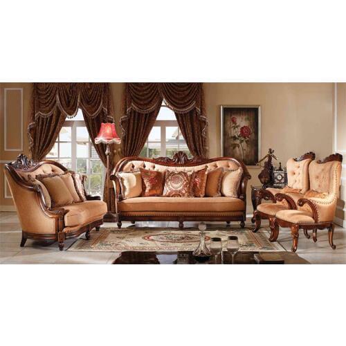 2020 high end solid wood antique sofa for living room furniture katı ahşap antika kanepe oturma odası mobilya GH60