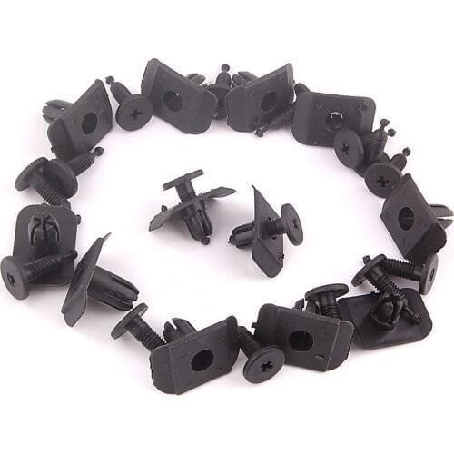 20x Push Type Car Bumper Retainer Fastener Clip 10mm Hole For Mazda Mercury Tracer BF67-50-033