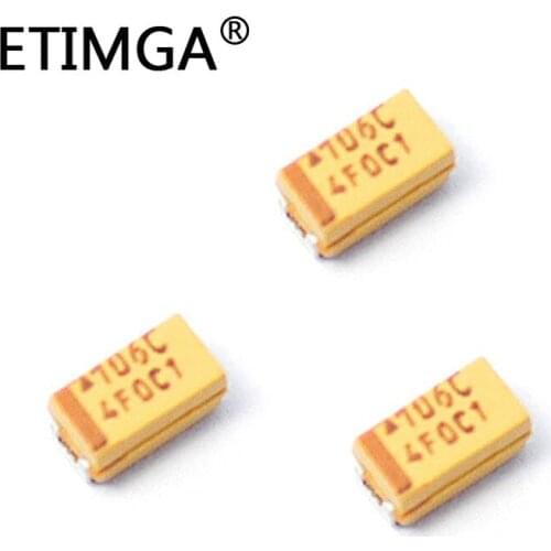 5PCS/LOT A Tantalum Capacitor 1UF 16V 105K A3216 1206 10