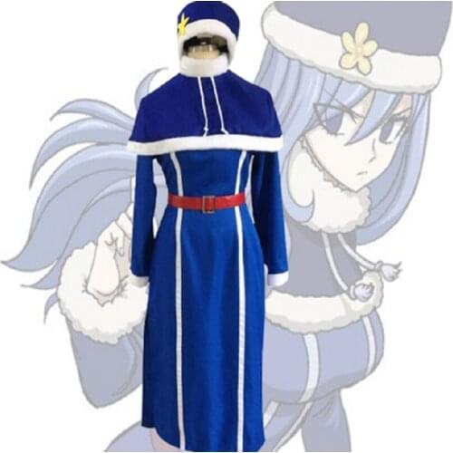 Anime Fairy Tail Halloween party Snow girl cosplay costumes