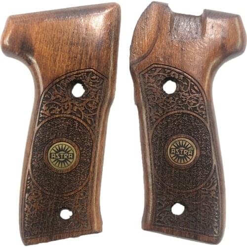 Astra Mod A90, ModA100 Compatible Metal Laser Cut Wooden Grip Mod3