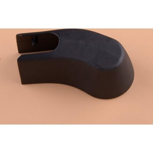 Black 61627161030 Rear Windshield Wiper Blade Nut Cover Cap Fit For BMW X3 F25 X5 E70 Plastic