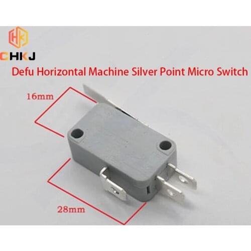 CHKJ 2PCS/Lot For Defu Horizontal Machine Silver Point Micro Switch For Defu Key Machine Accessories Micro Switch Key