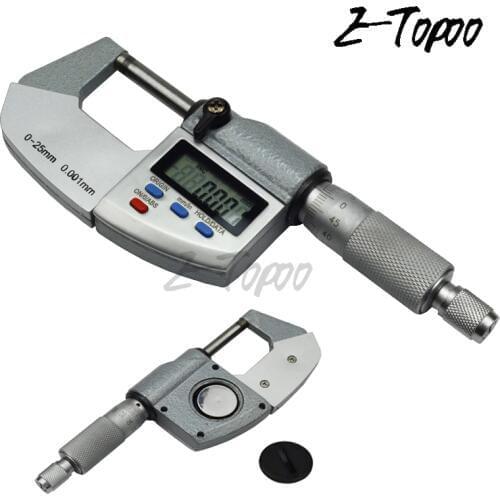 IP65 Water Proof 0-25mm 0.00005" 0.001mm Digital Micrometer Electronic Outside Micromet Thickness Caliper Gauge