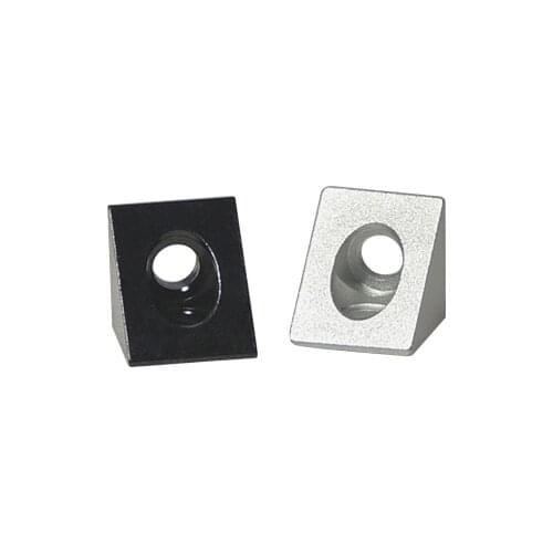 LINK CNC 3D printer parts Openbuilds fittings black angle connector triangular aluminum piece blast oxidation