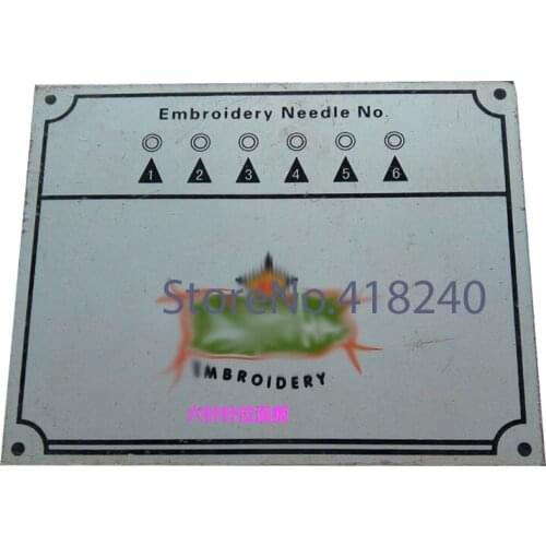 Computer Embroidery Machine Parts Needle Position Cover 6 9 Needles Six Nine Pin