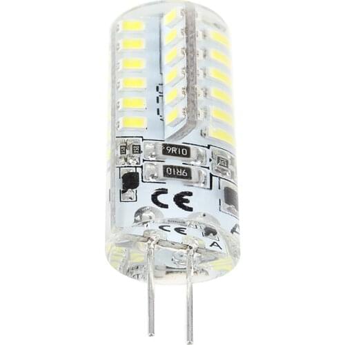 G4 2W 48 LED 3014 SMD White Marine Boat Light Bulb Lamp AC/DC 12V 6500K