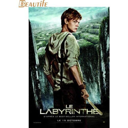 Hot Custom The Maze Runner Art Canvas Poster Canvas Poster Cartoon Picture For Living Room Decor best gift More Size