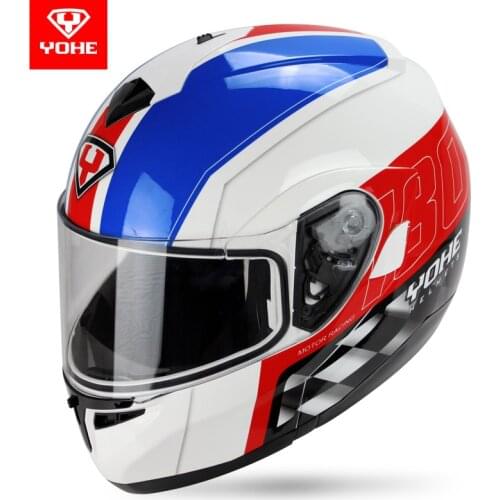 Best Men Yohe undrape face Motorcycle Helmet Open face Kinght equipment 955 Motorbike Helmets