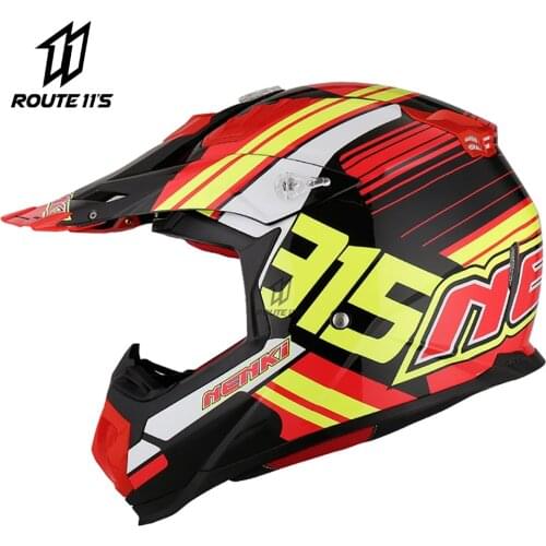 NENKI Off-Road Motorcycle Helmet Men And Women Motocross Helmet Full Face Kask Downhill Casque Moto Cross Enfant Capacete