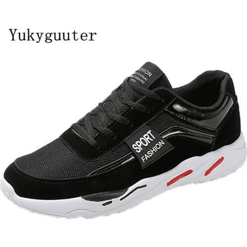 Men Running Shoes Sports Sneakers Breathable 2018 Autumn Walking Mesh Shoes Man Athletic Lace Up High Quality Comfortable