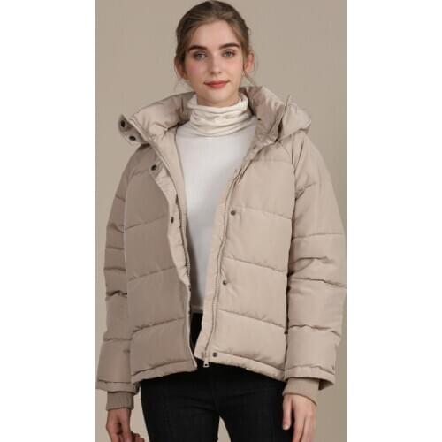 2020 New European and American Plus Size Loose Cotton Jacket Womens Short Solid Color Jacket Autumn and Winter