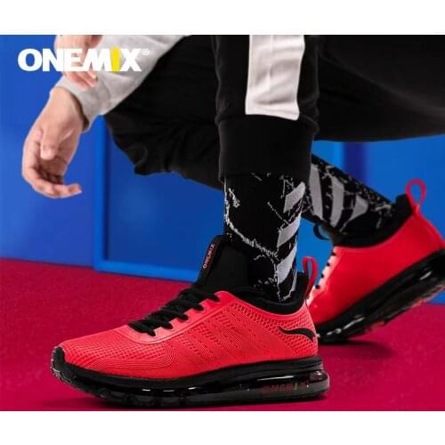 ONEMIX Classic Running Shoes For Men High Top Waterproof Air Cushion Sneakers Outdoor Jogging Winter Shoes Nice Run Shoes