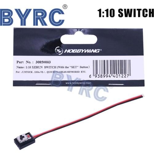 1Pcs Hobbywing Switch With Button for 1:10 Rc Car ESC For Hobbywing EZRUN QUICRUN Esc