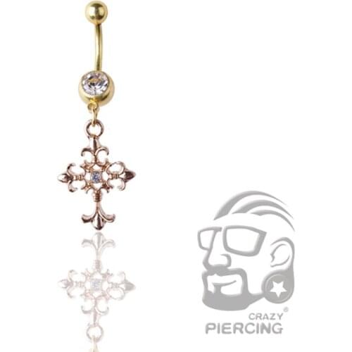 Sexy Dangle Navel Belly Button Anchor Shape Rings Belly Navel Piercing Surgical Steel Belly Dance Bars Body Jewelry Piercing Bar