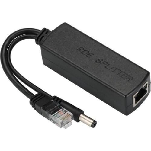 Poe Splitter 48V To 12V POE Connectors Splitter Extender Injector IEEE802.3Af/At 10/100M For Hikvision POE Splitters
