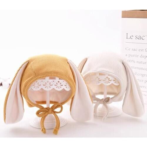 Winter Toddler Infant Knitted Baby Girls Hats Adorable Rabbit Long Ear Hat Baby Boy Beanie Cap Photo Props Autumn Baby Bunny Hat