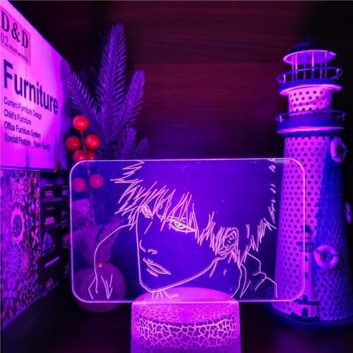 Bleach Anime 3D Lamp Kurosaki ichigo Acrylic Led Night Light for Kid Bedroom Decor Illusion Table Lighting Kids Child Gift Manga