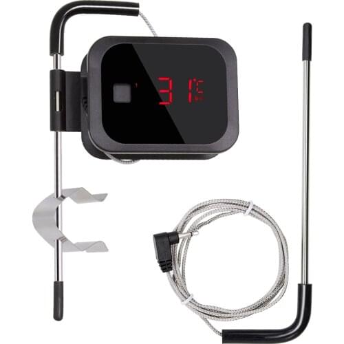 Inkbird IBT-2X Wireless Bluetooth Digital Grill Thermometer with Durable Probes and Double Socket for Meat BBQ Cooking Boiling