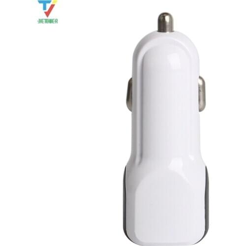 Universal 5V 2.4A Car Charger 2 Ports USB Car Charger Adapter for Samsung iPhone 7 6 6S for Xiaomi Huawei 100pcs/lot
