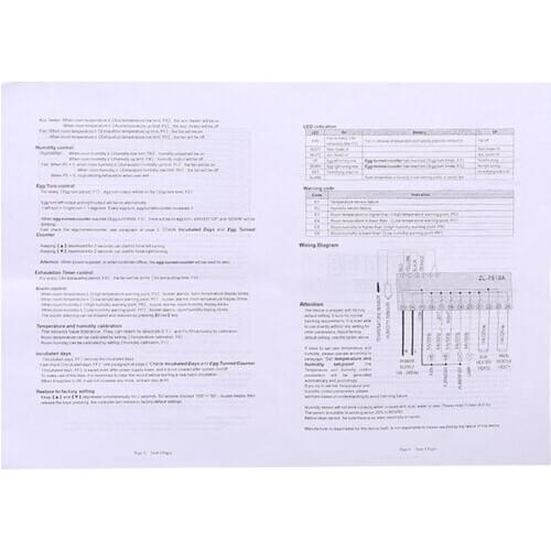 ZL-7918A Automatic Incubator Controller 100-240V LCD Tem Humidity Control XM 18 203C