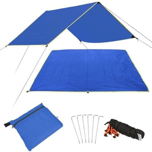 4 Color Shade Canopy Picnic Cloth Practical Picnic Mat Travel Durable Multifunction Tent Cloth Sturdy Fuel Oil Filter Outdoors