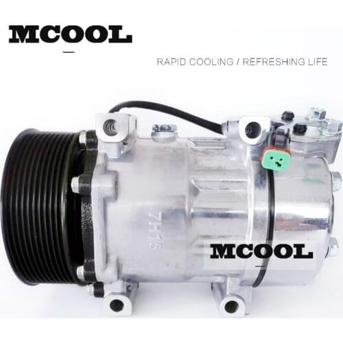 AC A/C Air Conditioning Compressor Cooling Pump SD7H15 PV8 for Scania P G R T series P470 P380 P480 1888033 1853081 SANDEN 8290