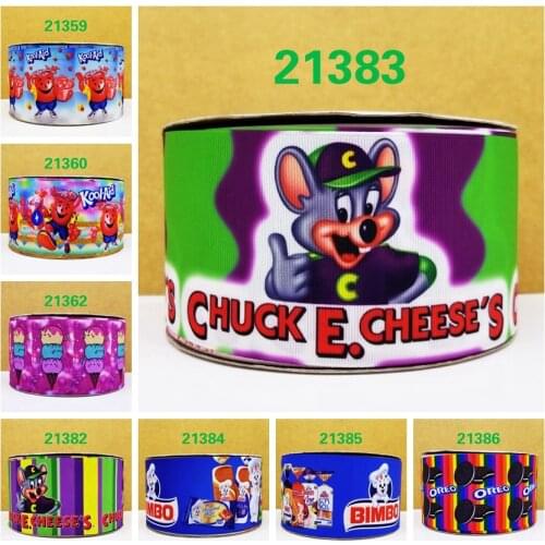 Free shipping 50 yard cartoon printed grosgrain ribbon 20363