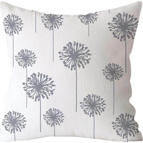 Sofa Pillow Case 18*18 Inch Gray Geometric Decorative Cushion Cover Polyester Geometric Pillowcase Sofa Home Decoration