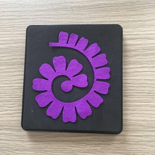 Flower shaping scrapbooking cutting die with back case SMR-FL0030