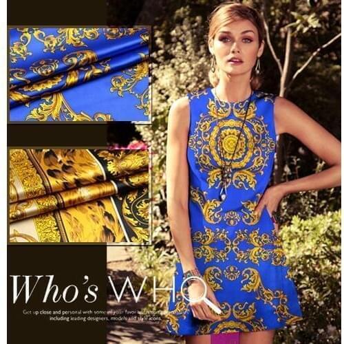 CNUM SP117 Pure Silk/ Ancient Carve Designs,2colors/ Silk Fabric 92% Silk 8%Spandex Elastic/Width 1.18yd Thickness 19mm