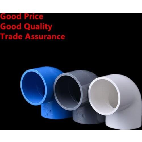 20 25 32 40 50 63 75 90110mm PVC tube Fittings 90Degree Water Supply Pipe Reduce Elbow H-quality Plastic Joint Garden Irrigation