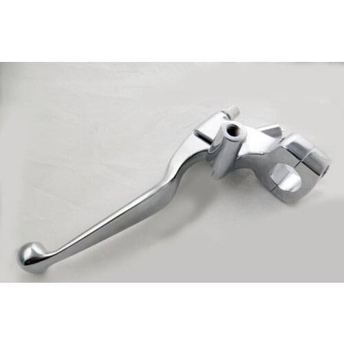 Chrome 1" 25mm Left Handlebar Hand Controls Brake Clutch Skull Lever for Honda Kawasaki Suzuki Yamaha Shadow